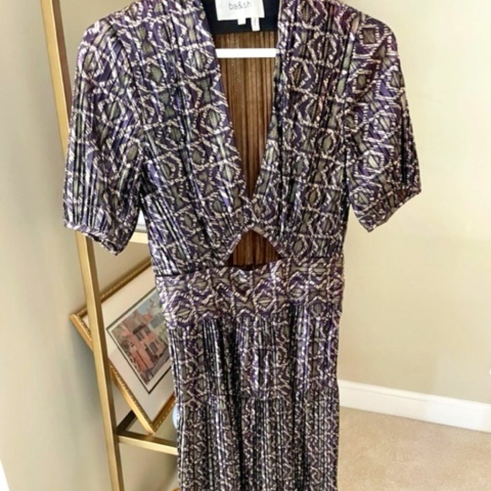 ba&sh Paris metallic dress
